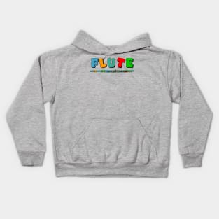 Colorful Flute Kids Hoodie